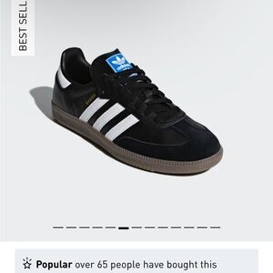 BNWOB Adidas Sambas Black & White size 7